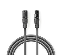 Nedis COTH15010GY05 câble audio XLR (3-pin) Gris