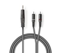 Nedis COTH22200GY30 câble audio 3 m 3,5mm 2 x RCA Gris