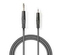 Nedis COTH23205GY15 câble audio 1,5 m 6,35 mm 3,5mm Gris