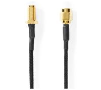 Nedis CSGL02020BK05 câble coaxial 0,5 m SMA Noir