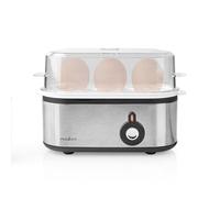 Nedis Cuiseur à œufs 3 pièces 210 W – signal sonore, verre doseur inclus