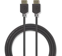 Nedis Cvbw34000at20 Câble Hdmi haute vitesse via Ethernet Hdmi-hdmi 4k Arc 18 Gbit/s 2 M Golden Golden 60hz One Size