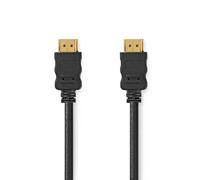 Nedis Cvgl34000Bk10 High Speed ??Hdmi&Trade;Cable With Ethernet Hdmi&Trade ; Connector Hdmi&Trade ; Connector 4K@30Hz Arc 10.2 Gbps 1.00 M Round PVC Black Label