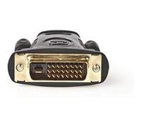 Nedis CVGP34912BK Adaptateur HDMI - DVI DVI-D Mâle à 24 + 1 Broches - HDMI Femelle Noir Noir G