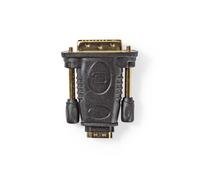 Nedis CVGP34912BK changeur de genre de câble DVI-D 24+1-Pin HDMI Noir