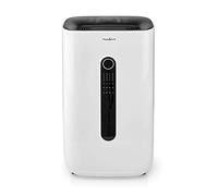 Nedis DEHU20WTW | Déshumidificateur connecté SmartLife | Wi-Fi | 20 L/jour | Mode séchage du linge | Hygrostat réglable | Ventilation automatique | Pour pièces jusqu’à 195 m³ | Blanc