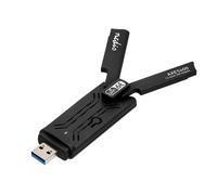 Nedis Dongle Wi-Fi 6E AX5400 avec Connexion USB 3.0 et 2 Antennes à Triple Bande