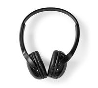 Nedis Drahtlose On-Ear-Kopfh?rer max. Batteriespielzeit: 8 Std Eingebautes Mikro Dr?cken Sie S (8?h, Sans fil), ?couteurs, Noir