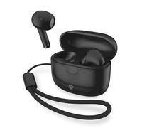 Nedis, écouteurs Bluetooth intra-auriculaires avec dragonne, modèle HPBT2400, noir