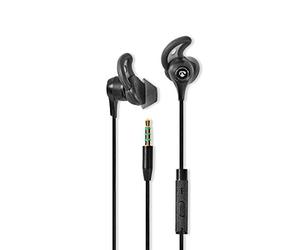 NEDIS Écouteurs Filaires | 3.5 mm | Longueur de Corde: 1.20 m | Microphone intégré | Contrôle du Volume | Contour d'oreille | Noir