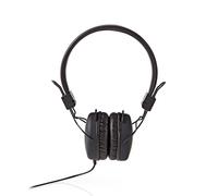 Nedis Casque supra-auriculaire HPWD1100BK filaire jack 3,5 mm noir