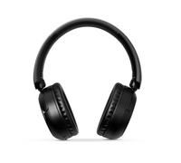 NEDIS Écouteurs Supra-Auriculaires sans Fil - Durée de Lecture maximale de Batterie: 12 Heures - Microphone intégré - Control de Pression - Support de Commande vocale - Contrôle du Volume - Noir