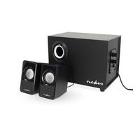 Système de haut-parleur pour PC Nedis Canal 2.1 16 Watt noir