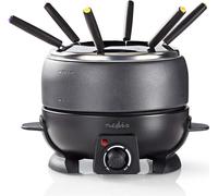 Nedis FCFO110EBK6 Service à fondue, 6 personnes, 2,3 l