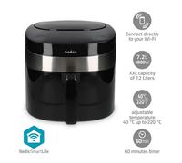 Nedis - Friteuse à air chaud smart life - wi-fi - noir kaaf180bkw