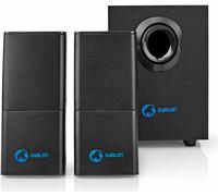 Nedis Gaming Xyalon - Système de haut-parleur - pour PC - Canal 2.1 - 11 Watt (Totale) - noir