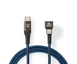 Nedis GCTB60700BK20 câble USB USB 3.2 Gen 1 (3.1 Gen 1) 2 m USB C Noir, Bleu