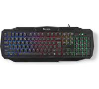 Nedis Gkbd100Bkus Bedraad Gamingtoetsenbord Usb 2.0 Amerikaanse Internationale Indeling Zwart