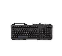 Nedis GKBD200BKUS clavier Gaming USB QWERTY US International Noir