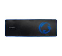 Nedis GMPD300BK tapis de souris Tapis de souris de jeu Noir, Bleu