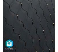 Guirlande filet wi-fi intelligent blanc chaud 3m 400 led's 3m 3 x 2m android / ios