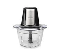 Nedis Hachoir d'aliments 500W 1L en verre Réglage de vitesse Noir / Argent
