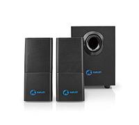 Nedis Gaming Xyalon - Système de haut-parleur - pour PC - Canal 2.1 - 11 Watt (Totale) - noir G