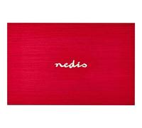 Boîtier disque dur Nedis HDDE25310RD Rouge Rouge G