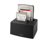 Nedis HDDUDB3210BK Station d'accueil de disques de Stockage USB 3.2 Gen 1 (3.1 Gen 1) Type-A Noir