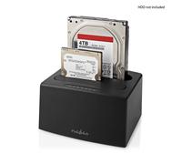 Station d'Accueil - NEDIS - USB 3.2 Gen 1 - 2 Baies - Transfert 5 Gbit/s - Copie Hors Ligne