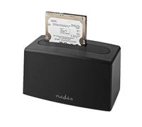 Nedis HDDUSB3210BK Station d'accueil de disques de Stockage USB 3.2 Gen 1 (3.1 Gen 1) Type-A Noir