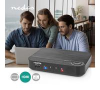 Nedis Hdmi Converter Usb-c 2xhdmi entrée vers Hdmi sortie 4k Abs 60hz One Size