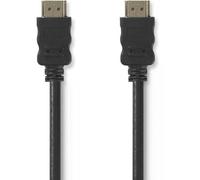 NEDIS High Speed HDMI? Cable with Ethernet - HDMI? Connector - HDMI? Connector - 0.5 m - Noir