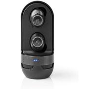 Nedis HPBT6050BK - Casque sans fil v?ritable avec microphone (2?h, Sans fil), ?couteurs, Argent, Noir