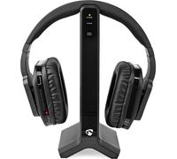 Nedis Hprf321Bk Wireless TV Headphone Rf Over-Ear Maximum Battery Life : 8 Hrs 25 M Digital Audio Charging Station Black