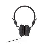 Nedis Casque supra-auriculaire HPWD1100BK filaire jack 3,5 mm noir