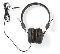 Nedis Casque supra-auriculaire HPWD1100BK filaire jack 3,5 mm noir