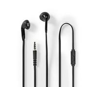 Nedis Hpwd2021Bk Casque d'écoute filaire 3.5 Mm Longueur du câble : 1.20 M Microphone intégré Noir