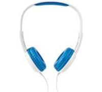 Nedis Écouteurs HPWD4200BU sur-oreille filaires jack 3,5 mm blanc/bleu