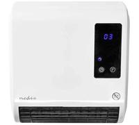 Nedis HTBA20WT Radiateur de Salle de Bain - 2000 W - Thermostat Réglable - 2 Modes de Chaleur - Télécommande - IP22 - Blanc