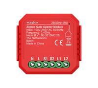 Nedis Interrupteur Connecté Zigbee 3.0 2.5W pour Ouvre-Porte de Garage Rouge