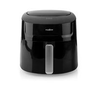 Nedis KAAF170BK friteuse à air chaud - capacité 7,2 L - 8 programmes - commande digitale - minuterie 240 minutes - friture sans huile - noir