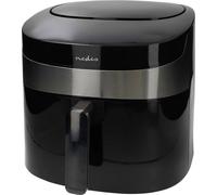 Nedis KAAF180BKW Friteuse à air chaud 7.2 l 1800 W voyant lumineux, commandable par application, sans BPA, protection contre la