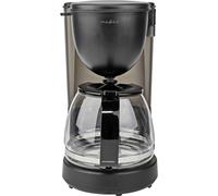 Nedis KACM150EBK Cafetière noir verseuse en verre, fonction de conservation de la chaleur