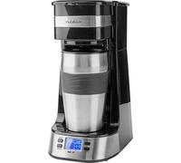 Nedis KACM310FBK Cafetière noir, argent minuteur