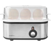 Cuiseur à Œufs - Nedis - 3 Pièces - 210 Watts - Signal sonore - Verre doseur inclus