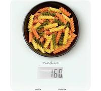 Nedis Balance de cuisine numérique KASC800WTW — Capacité 5 kg — Blanc 191 x 166 x 19