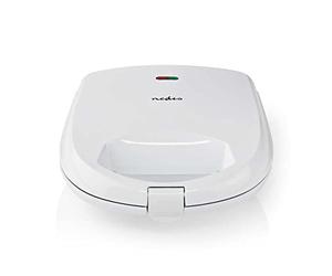 Nedis KASM110FWT Sandwiker | 700 W | 20,5 x 12 cm | Contrôle automatique de la température | ABS