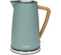 Nedis Bouilloire électrique KAWK510EGN 1,7 l 2200W voyant lumineux vert Contrôleur Strix