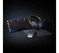 Nedis, Gaming 5-in-1 QWERTY Set avec clavier, souris & LED Headset, noir